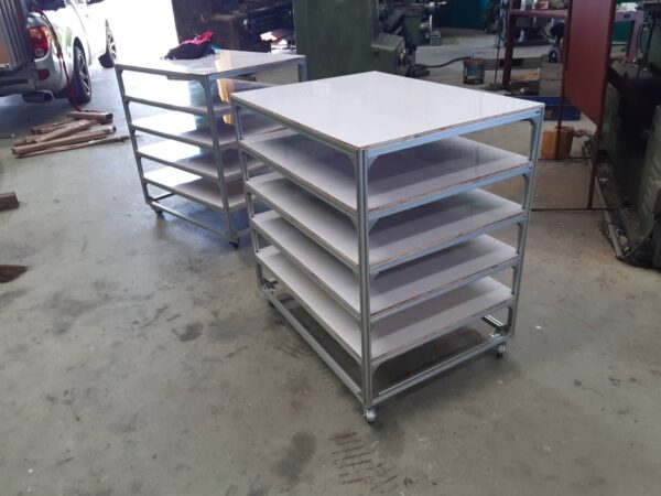 เชื่อม Rack - วางชิ้นงาน